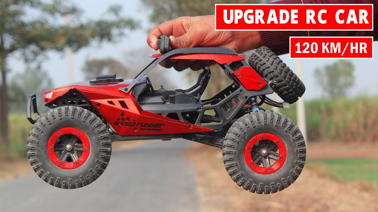 How To Upgrade RC Car JJRC Q36 Brushless Upgrade - Max SPEED 120Km/Hr - 4370KV