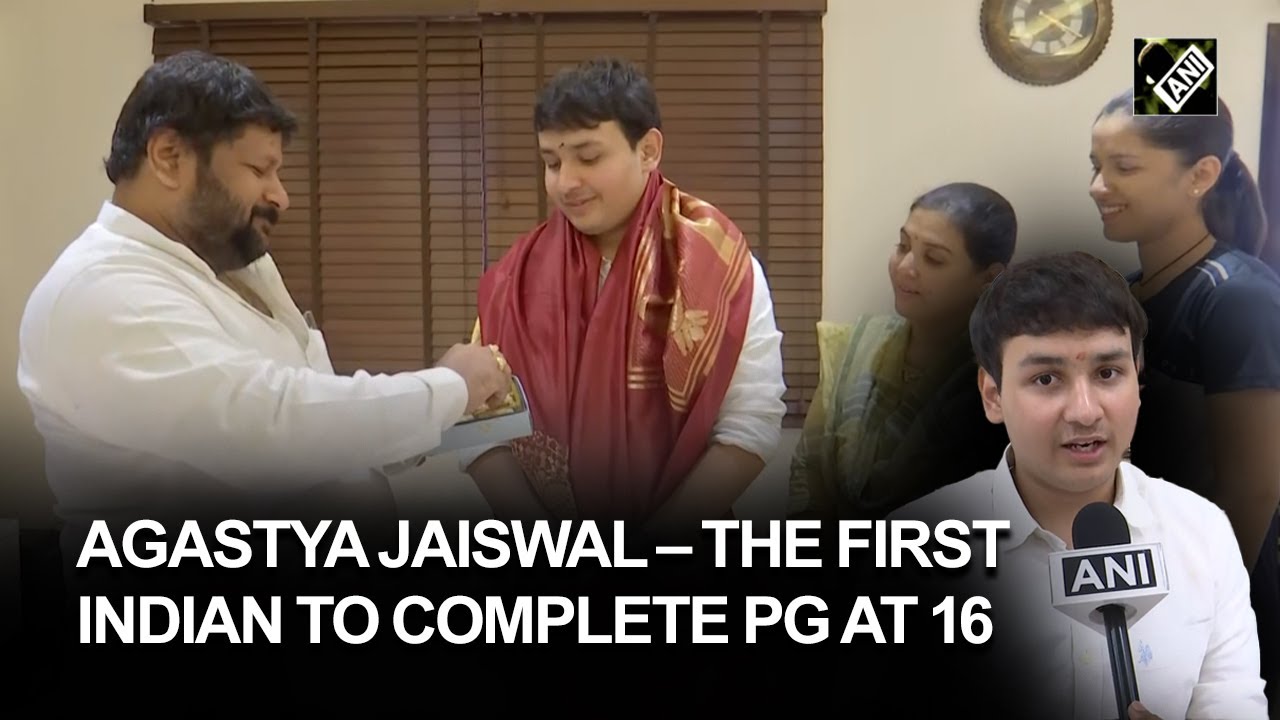 Agastya Jaiswal becomes first Indian to complete PG at age of 16