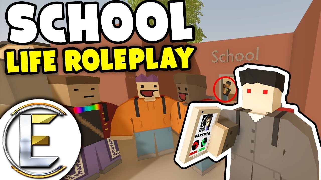 School Life Roleplay - Unturned RP (The School Teacher Gone Crazy) Funny Moments