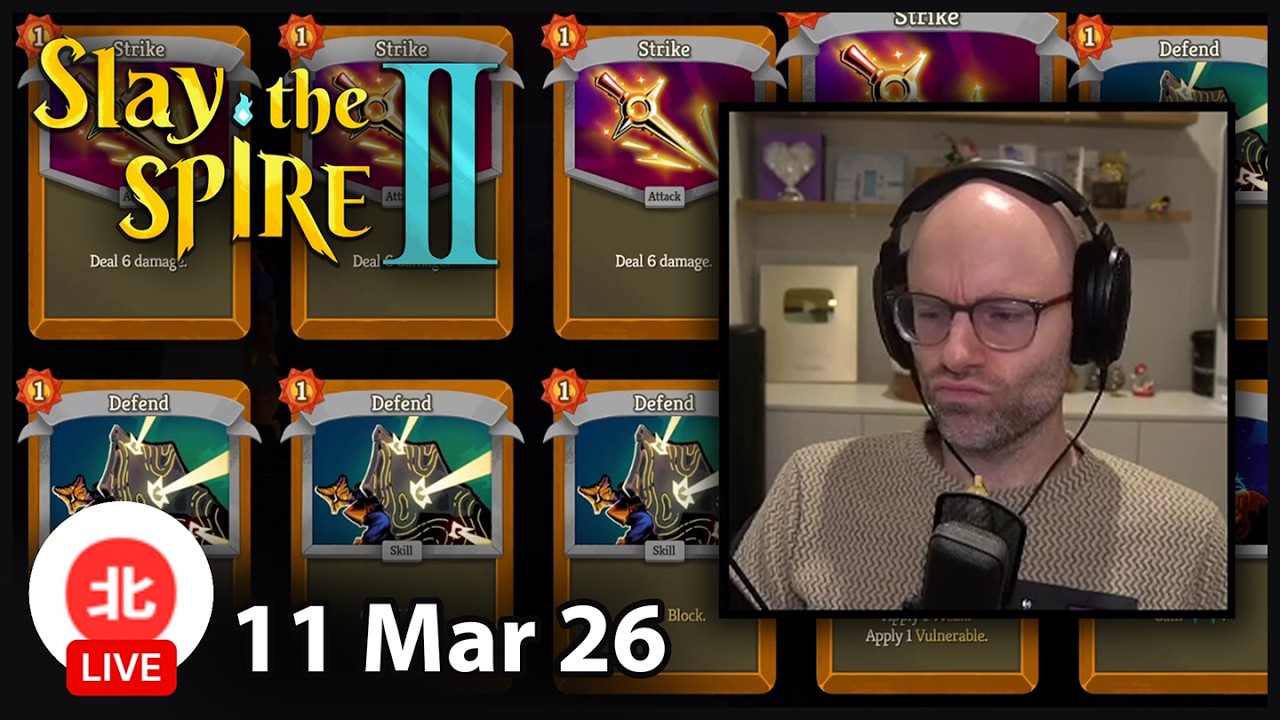 Slay the Spire 2 - 11 Mar 2026 - Unofficial Northernlion VOD without Chat