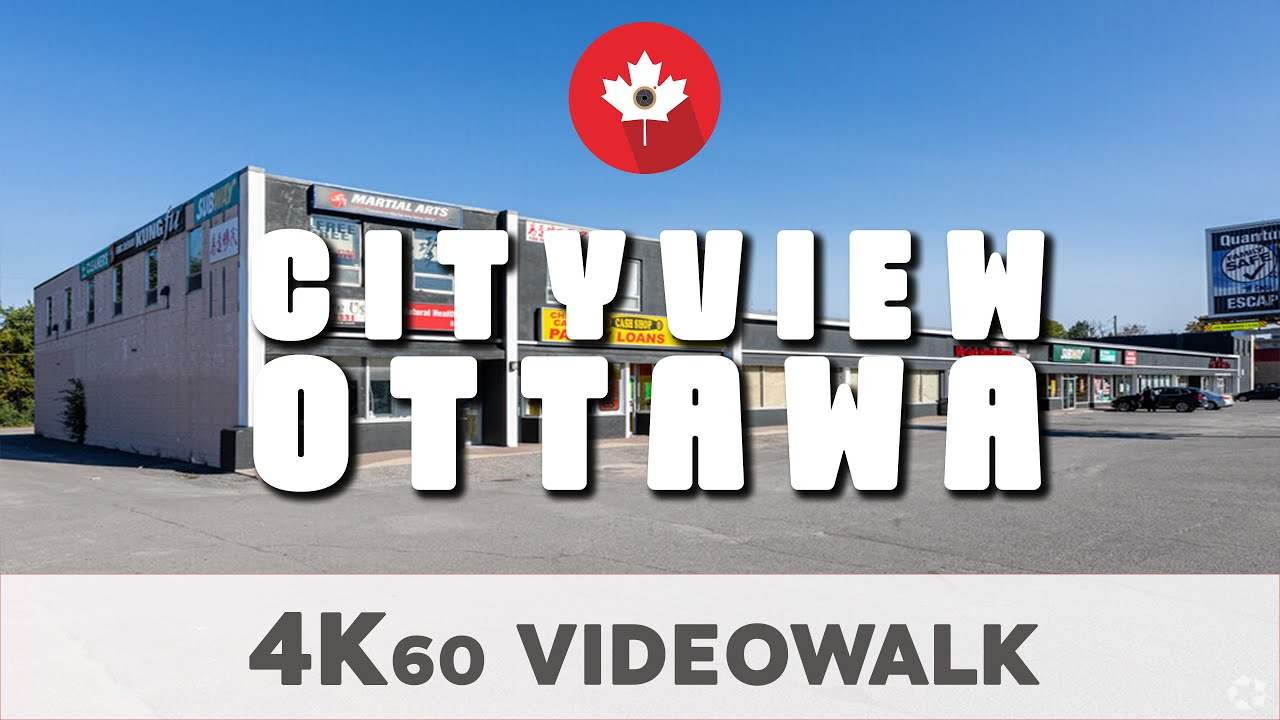 Ottawa Walk Tour | City View Merivale Road | 20 April 2021 | 4K UHD 60fps