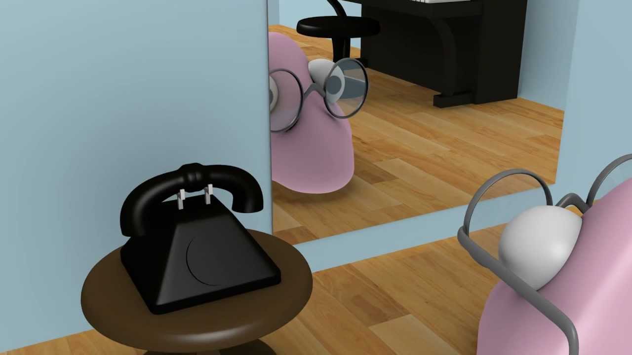 Nosal Pan Hilary - Okulary (Blender animacja)