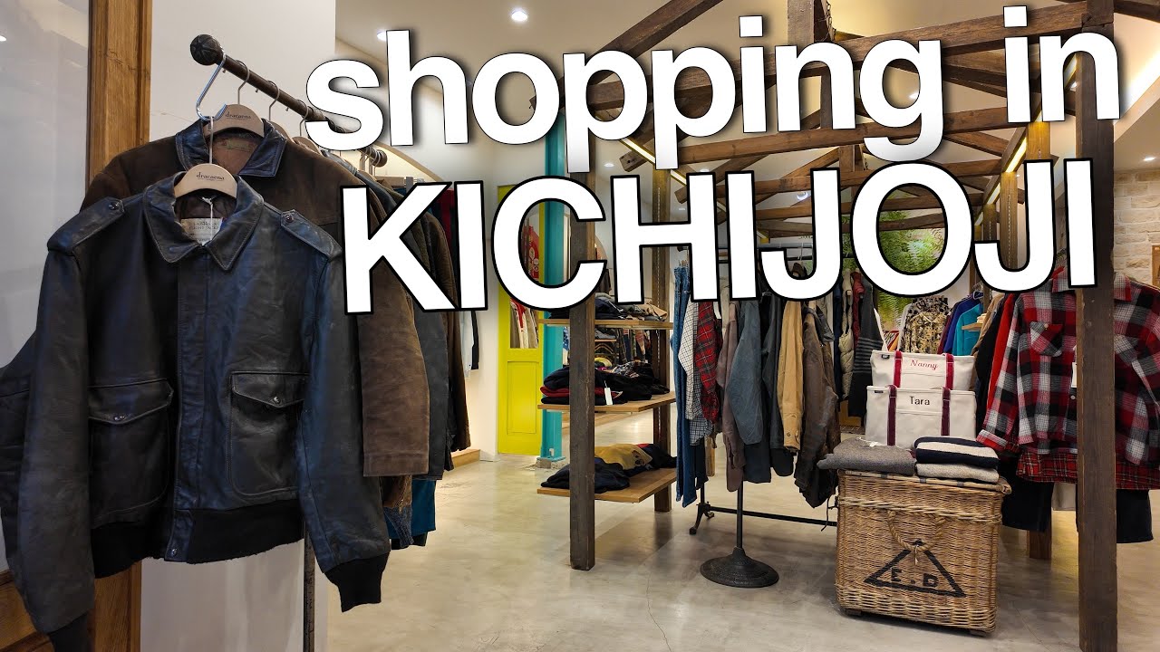 Kichijoji Tokyo Shopping Guide (vintage, used designer, thrifting) + Tachikawa Vlog 