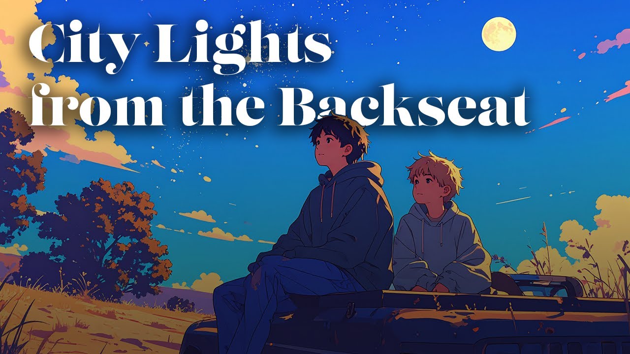 City lights from the backseat | Music playlist for study & relax 