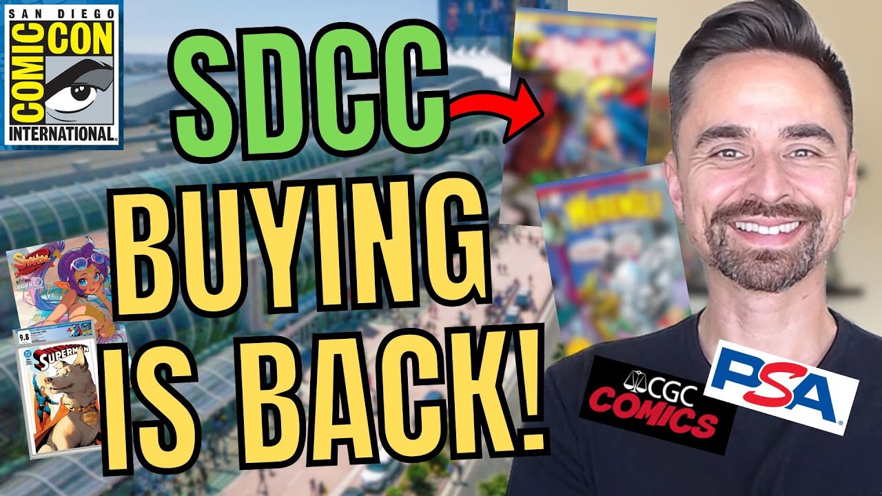 Comic Collector Actually Buys Comics At A Con...(Kinda)! CGC, PSA, SDCC Review & Discussion