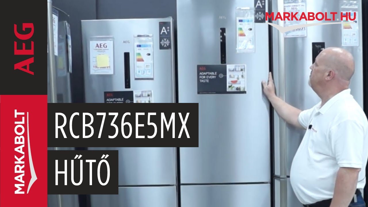 AEG RCB736E5MX szabadonálló hűtőgép – Márkabolt.hu