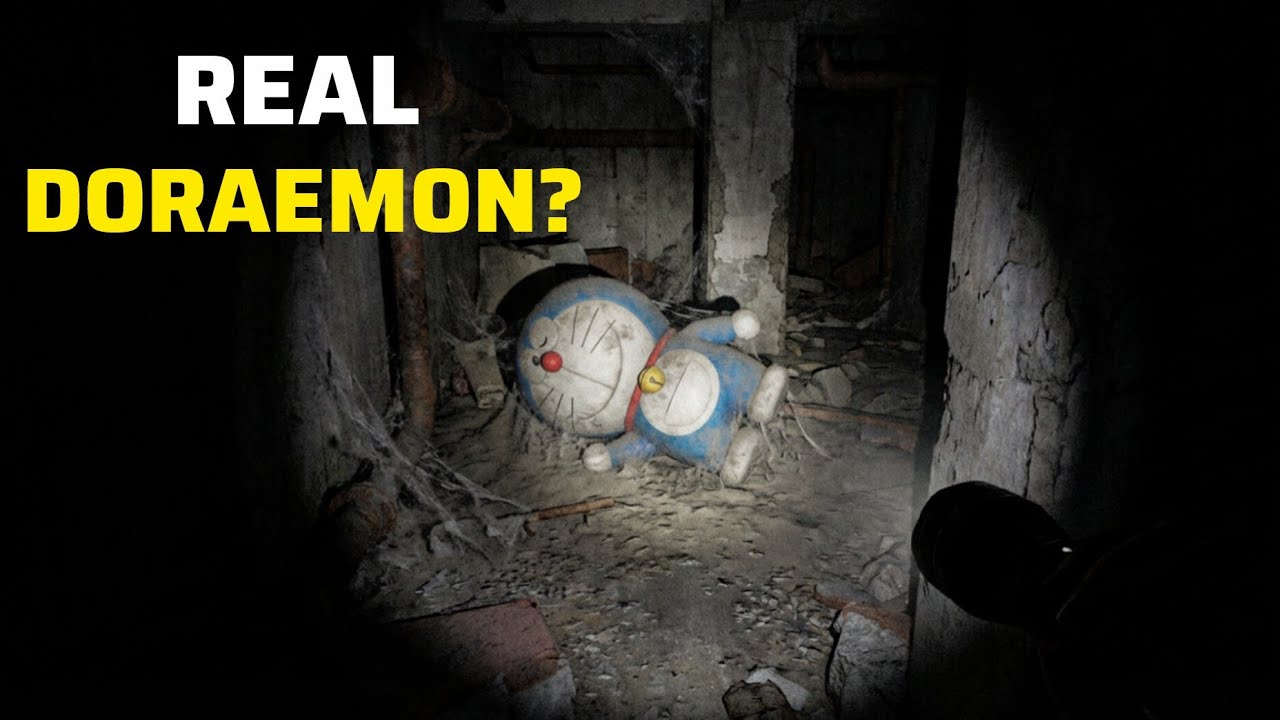 I FOUND real characters from Doraemon in an abandoned house.