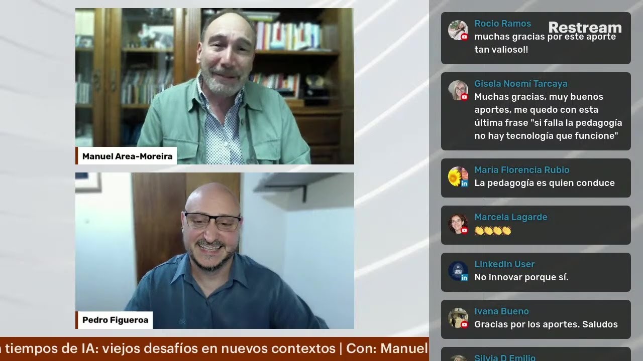 Conversatorio con Manuel Area Moreira | Tecnología Educativa en tiempos de inteligencia artificial