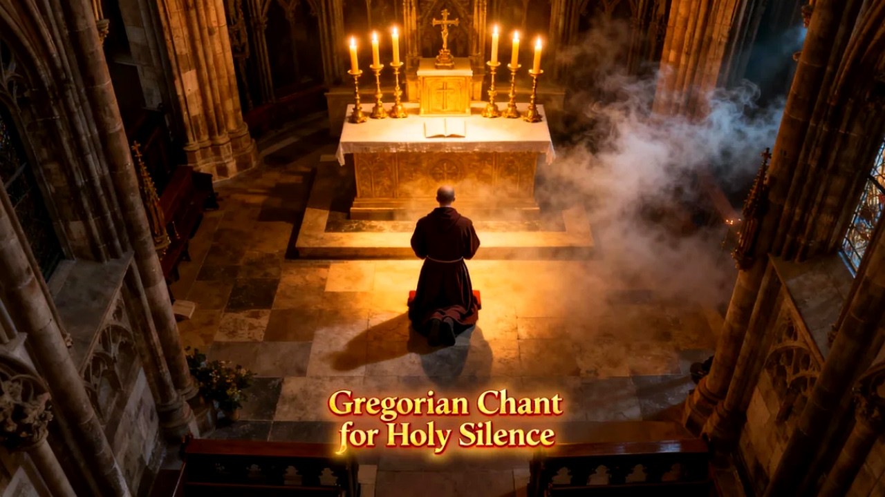 Gregorian Chant for Healing Sleep and Holy Grace | Benedictine Ambience and Sacred Balance