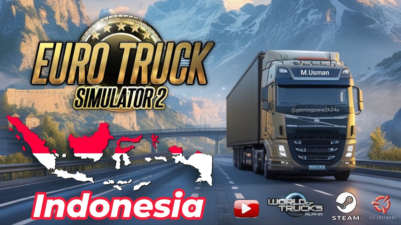 ETS2 1.53 Indonesia Map | Ets2 1.53 Peta Indonesia | Euro Truck Dimulator 2 2025 Gameplay | JRR |