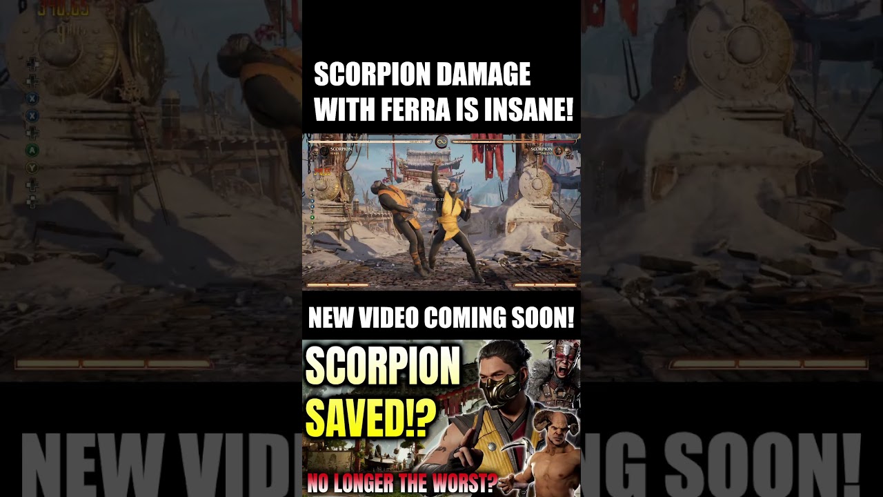 Scorpion Damage With FERRA is INSANE! Mortal Kombat 1  #mk1 #mortalkombat1 #mortalkombat