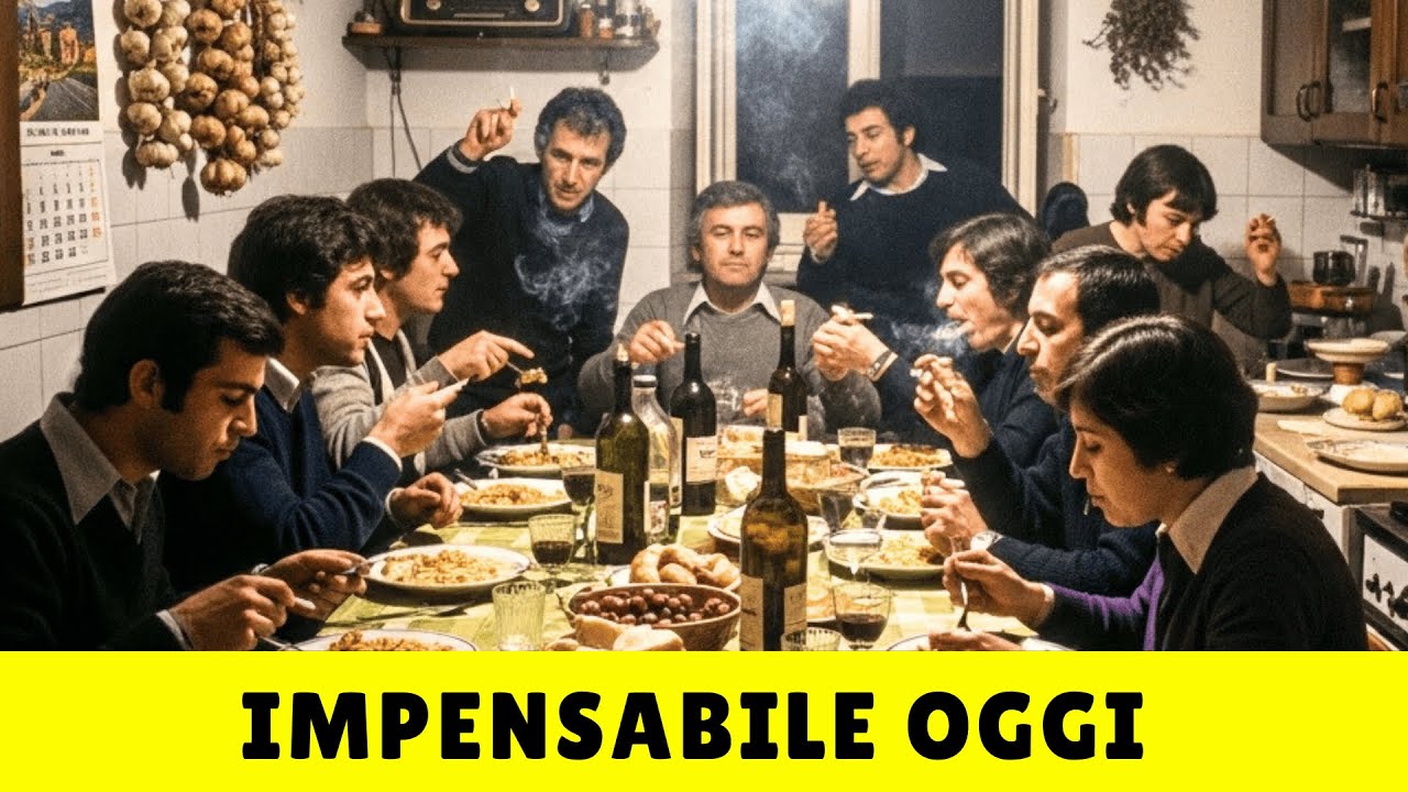 12 maniere a tavola degli anni ’70 che oggi sarebbero vietate | Video rari