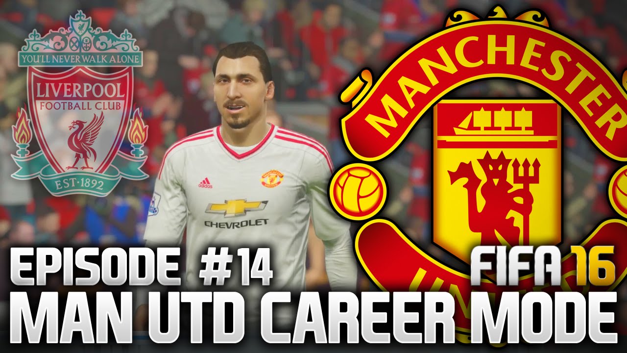 HUGE LIVERPOOL GAMES! MAN UTD CAREER MODE - EPISODE #14 (FIFA 16)