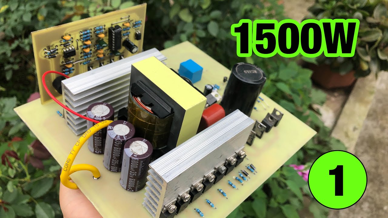 Сделать синусоидальный инвертор на 1500 Вт.