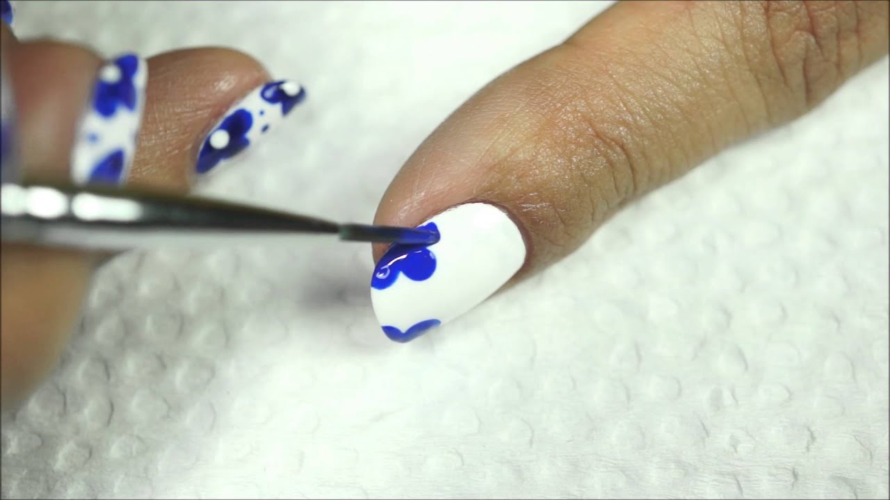 Nail Art Tutorial: Looks Like Porcelain