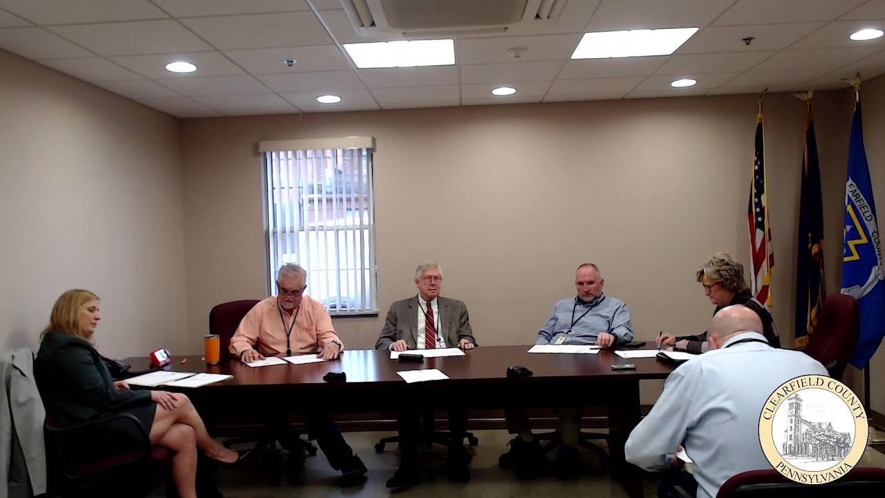 Clearfield County Commissioners' Meeting (1/13/2026)