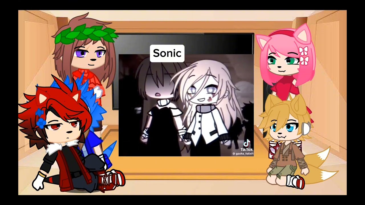 Sonic and his friends reaction to sonic gacha like random videos (:Sonedow:) 6/?