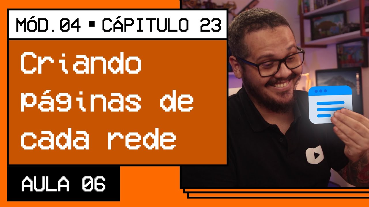 Criando as páginas de cada rede social - @Curso em Vídeo HTML5 e CSS3