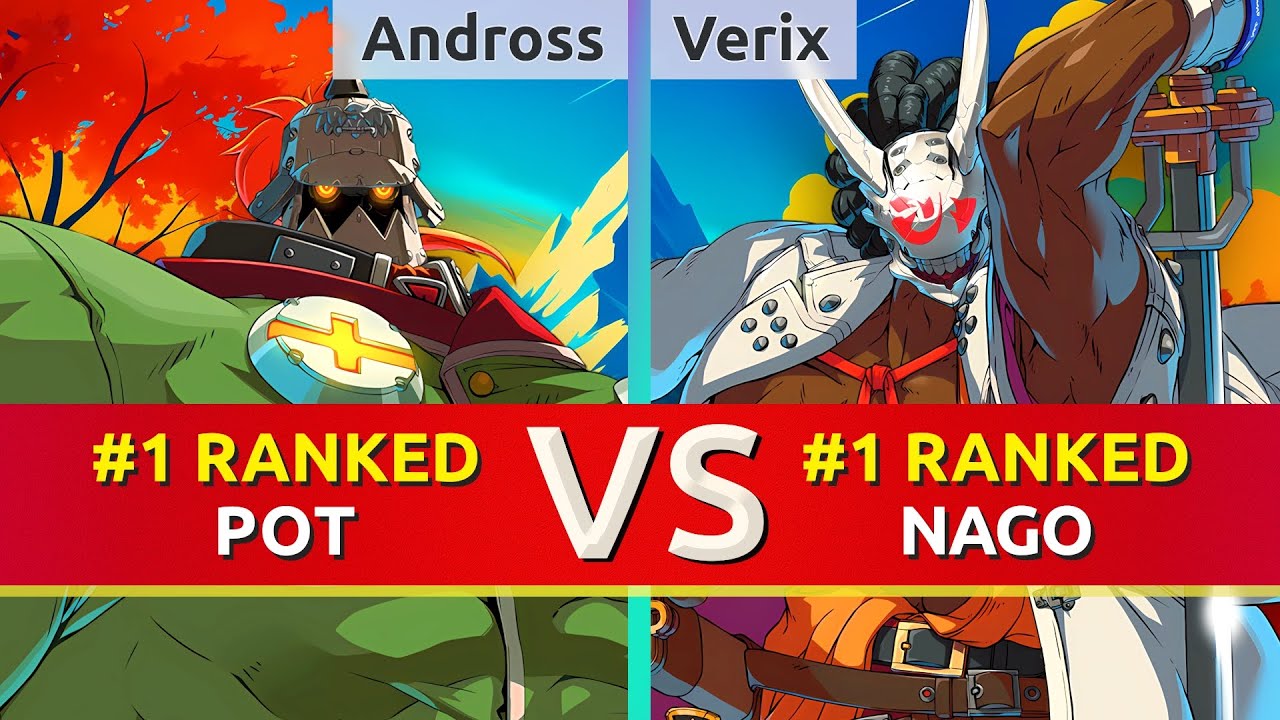 GGST ▰ Andross (#1 Ranked Potemkin) vs Verix (#1 Ranked Nagoriyuki). High Level Gameplay