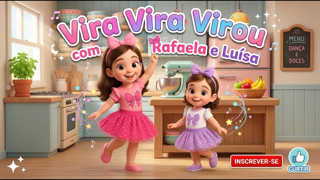 Vira Vira Virou com Rafaela e Luísa 💃😂