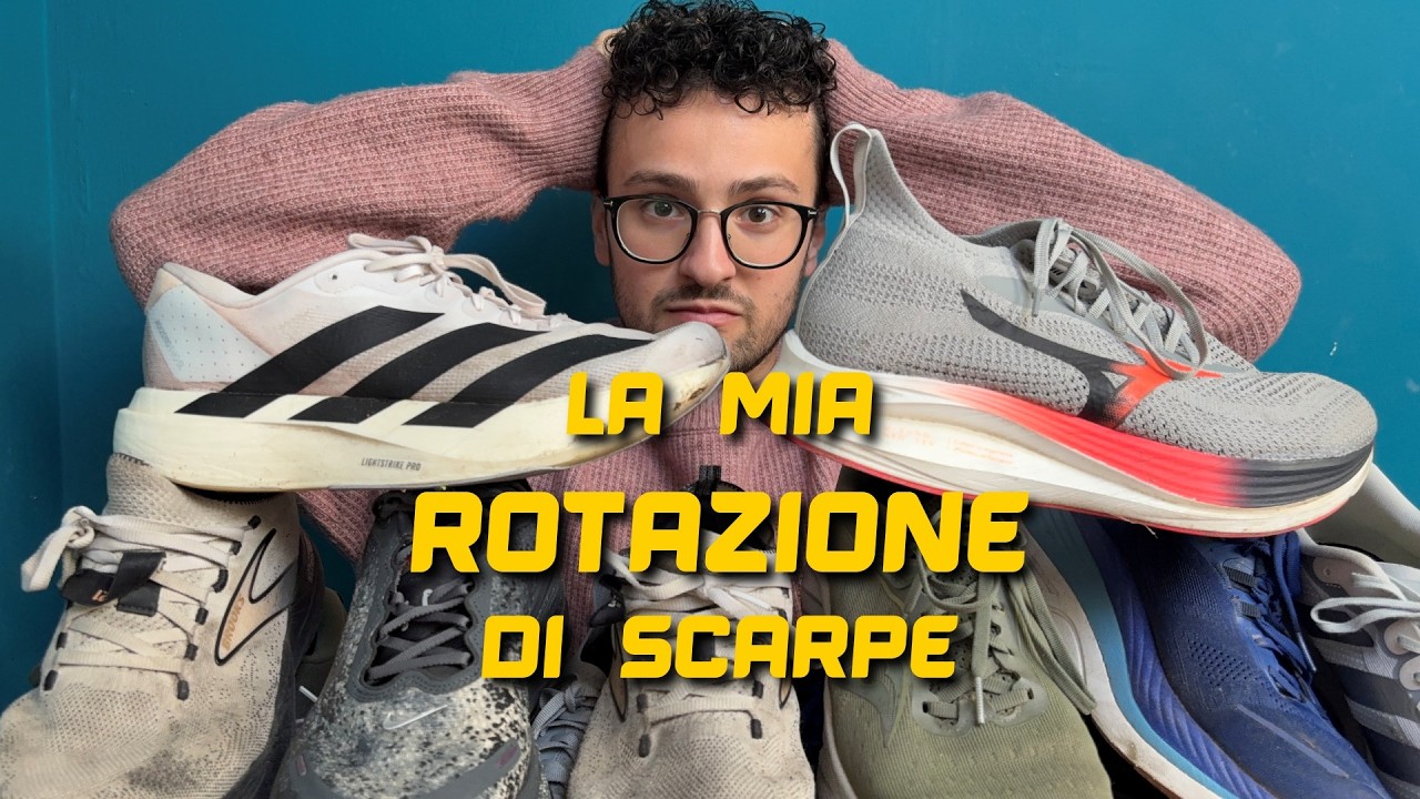 La mia ROTAZIONE di SCARPE + una SETTIMANA di allenamenti.