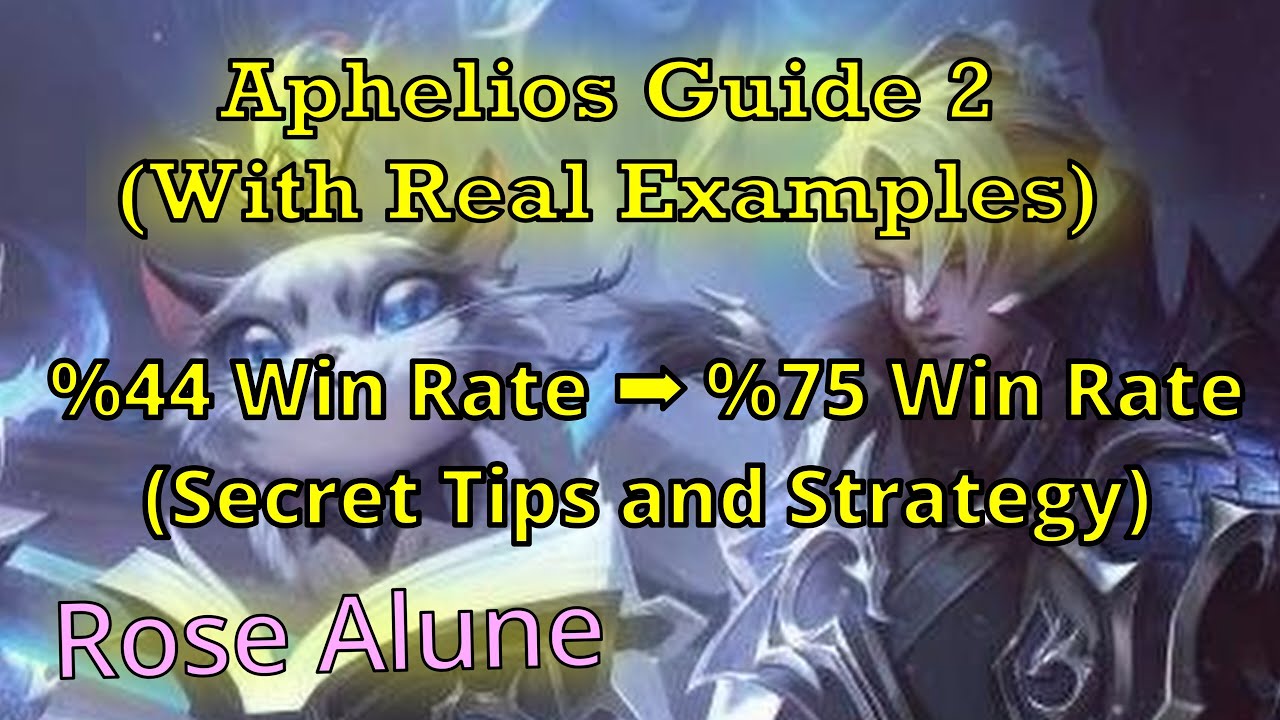 ULTIMATE APHELIOS GUIDE | APHELIOS TIPS AND TRICKS | SECRET DETAILS TO VICTORY | ROSE ALUNE | PART 2