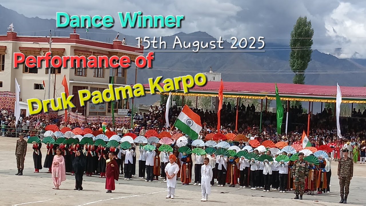 1st position in dance category || Druk Padma Karpo || 79th Independence Day 2025 || Leh Ladakh