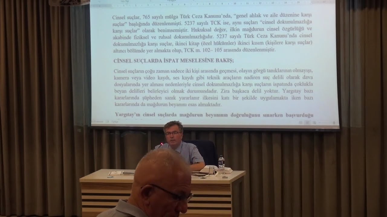 (CİNSEL DOKUNULMAZLIĞA KARŞI SUÇLAR EĞİTİMİ) Doç. Dr. Remzi DEMİR
