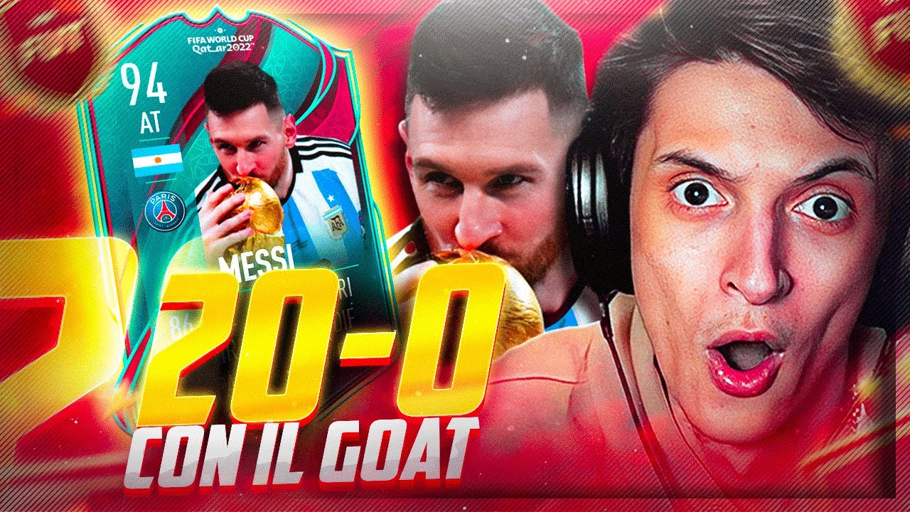 20-0 con il GOAT 🐐 MESSI 94 in WEEKEND LEAGUE! [FIFA 23]