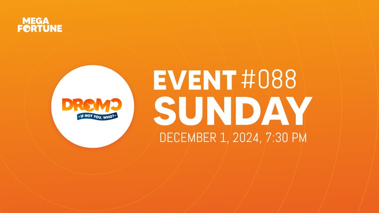 MEGA FORTUNE OFFICIAL LIVE DRAW || DROMO EVENT 088
