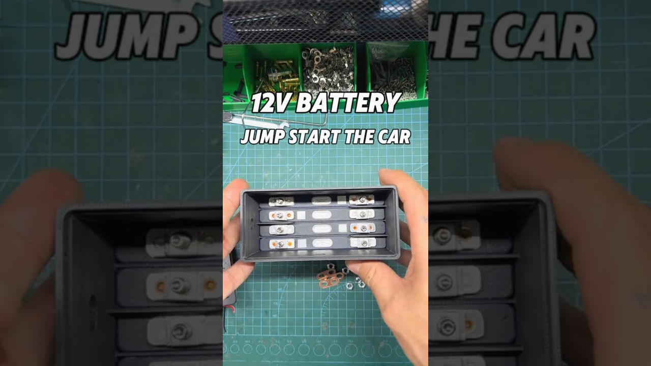 DIY 12V lithium battery: Jump Starter & Power Bank in One!