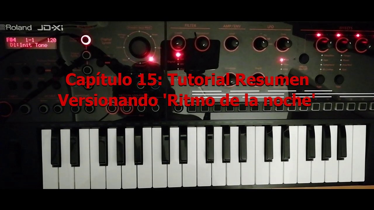 Tutorial Roland JD-Xi 15 Resumen (Grabando canción completa)