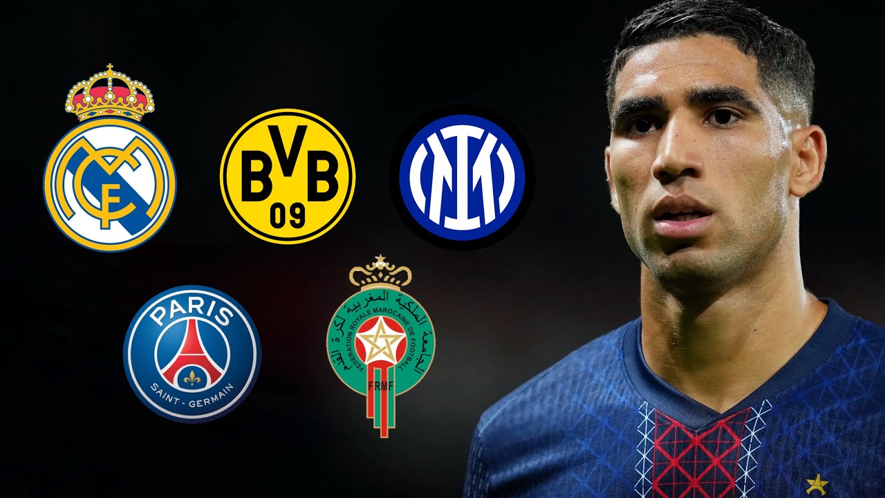 Achraf Hakimi | First & Last Goal For Every Team