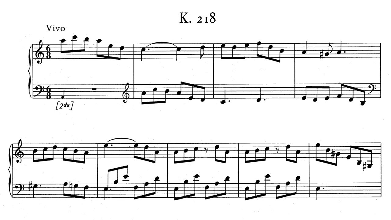 Scarlatti: Keyboard Sonata in A minor K 218 - Luciano Sgrizzi, 1962 - MHS 1231