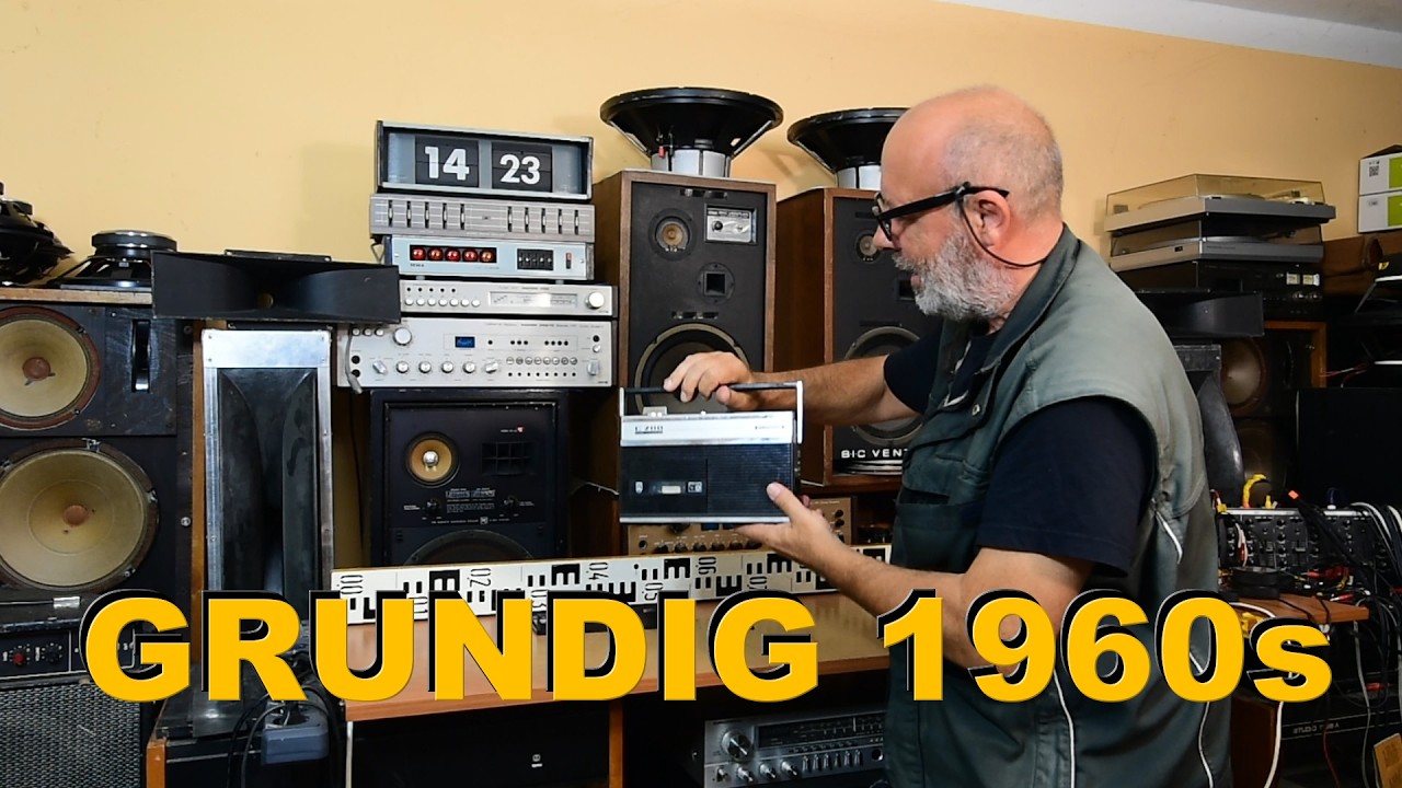 #1960s GRUNDIG C 200 de luxe - Vintage Cassette Tape Recorder