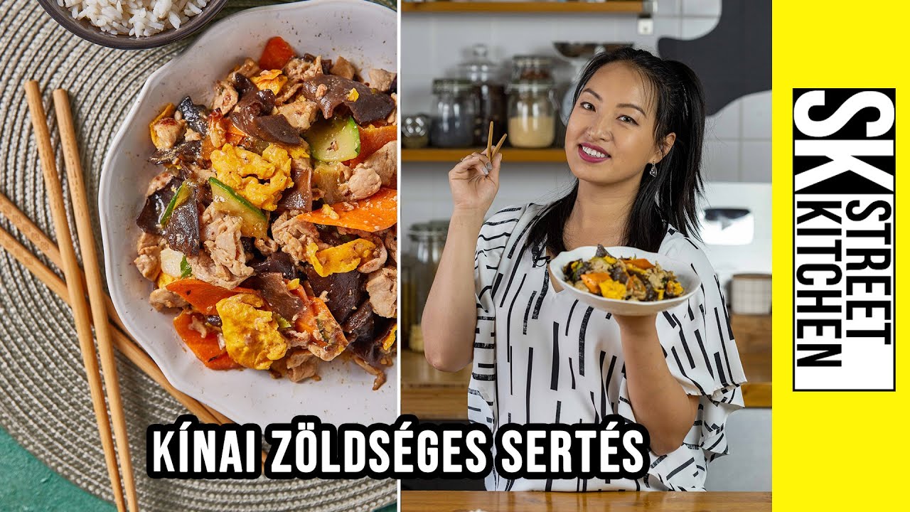 Kínai🥢 ZÖLDSÉGES🥕 sertés 🐷