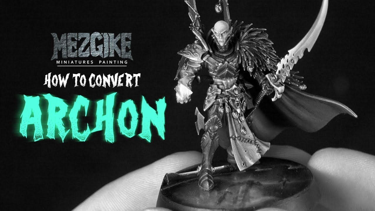 How to Convert - Drukhari Archon by Mezgike
