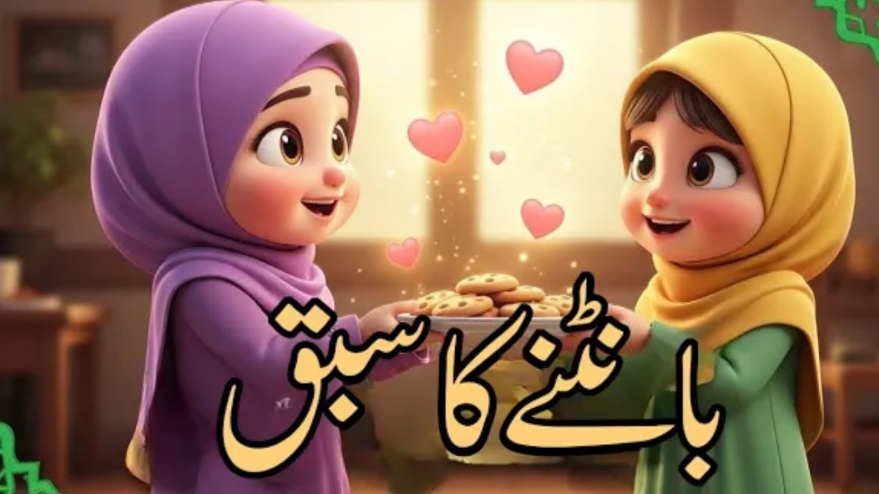 Zara aur Batne Ka Sabq | Sharing is Caring | Islamic Cartoon in Urdu