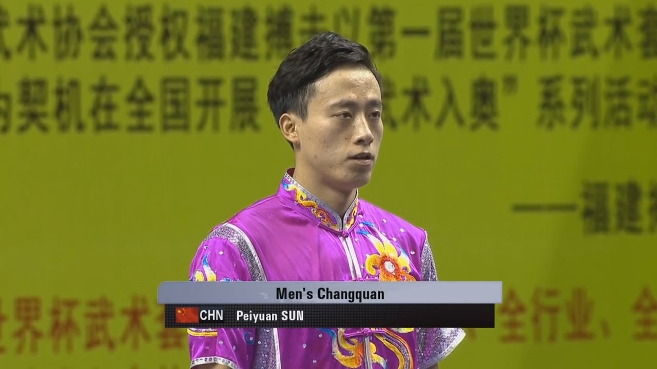 1st Taolu World Cup - Sun Peiyuan (CHN) - Men's Changquan - 1st Place