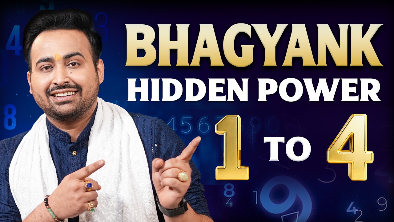 Bhagyank 1 to 4 Explained | Destiny Numbers & Life Path Secrets | Astro Arun Pandit
