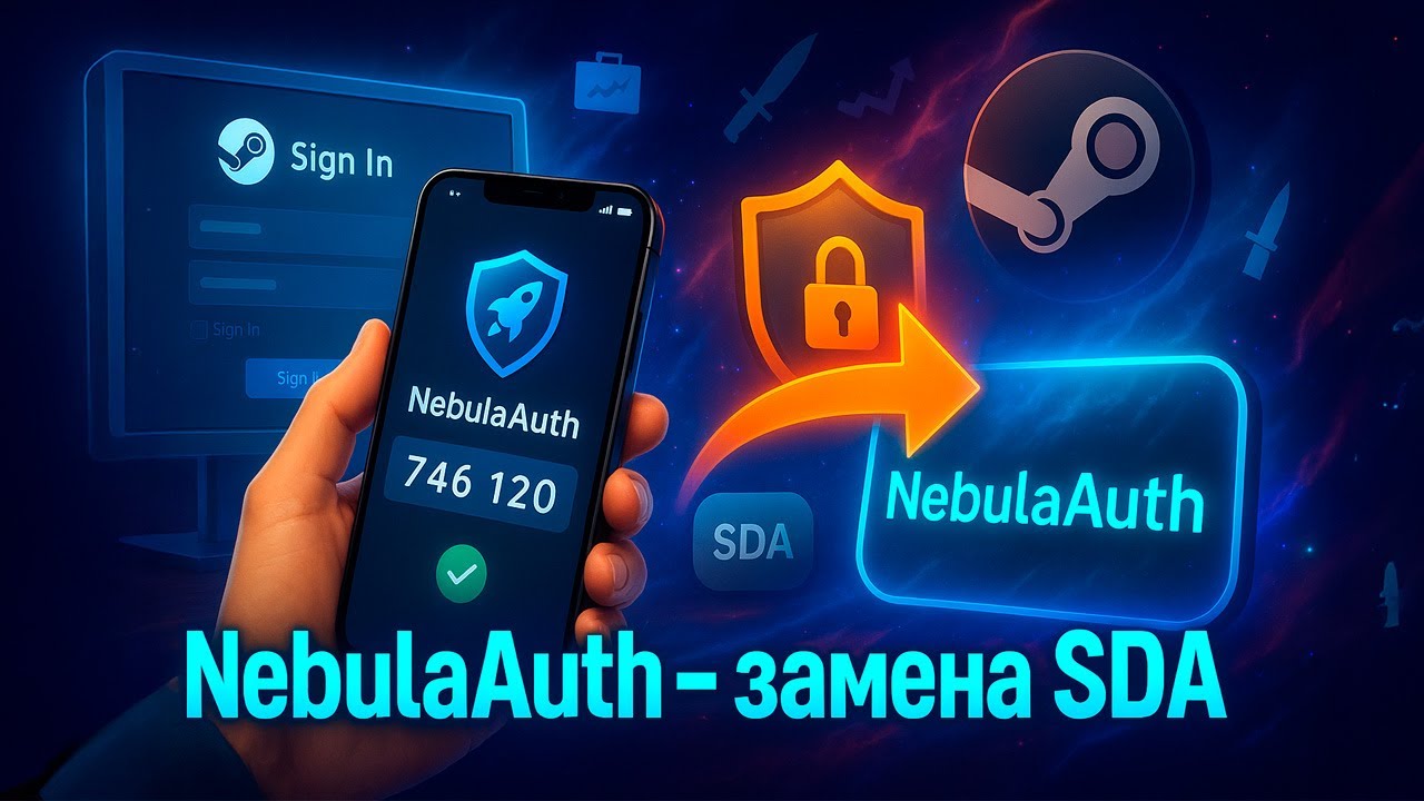 Работа с NebulaAuth в Steam &mdash; как заработать, получить mafile и монетизировать аккаунты