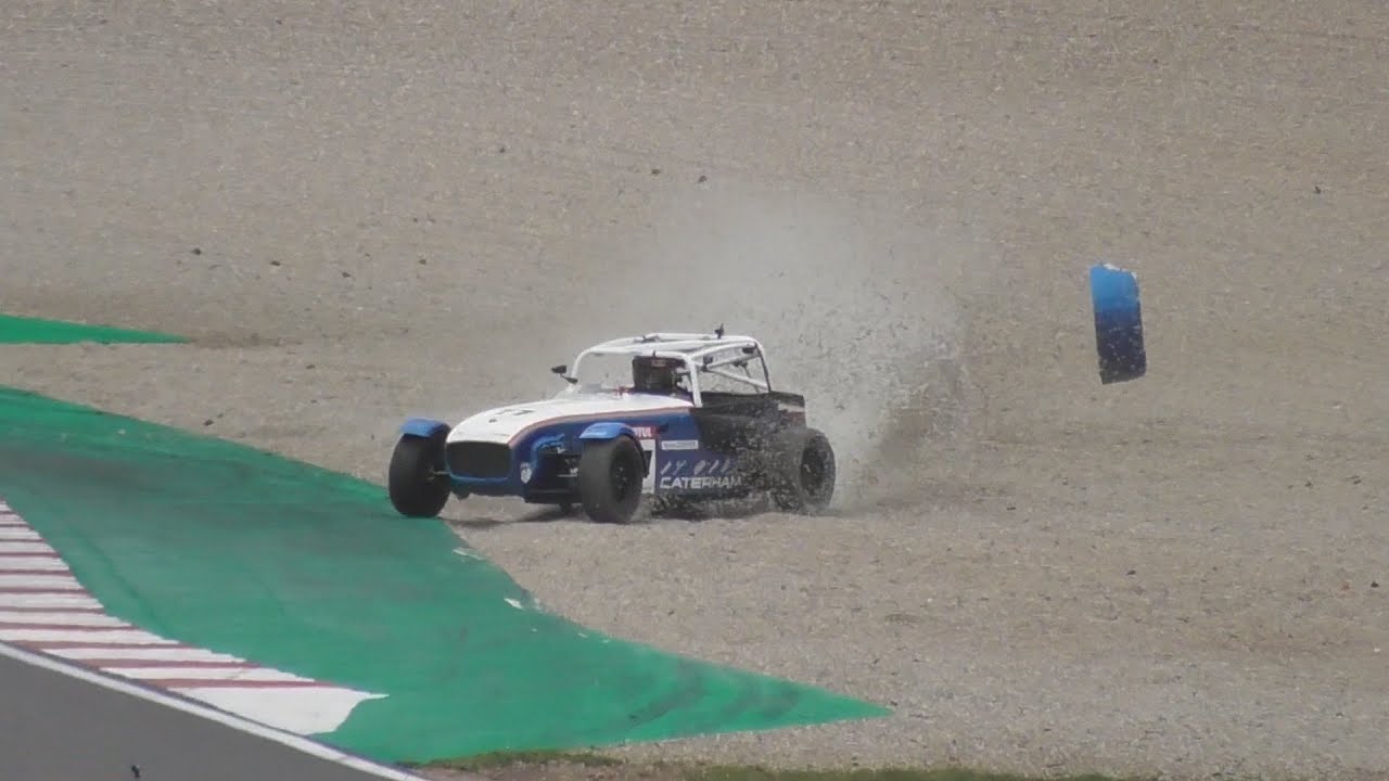Donington Park Crashes/Highlights, Caterham 50th Anniversary Festival (DAY 1), BARC, 31/8/23