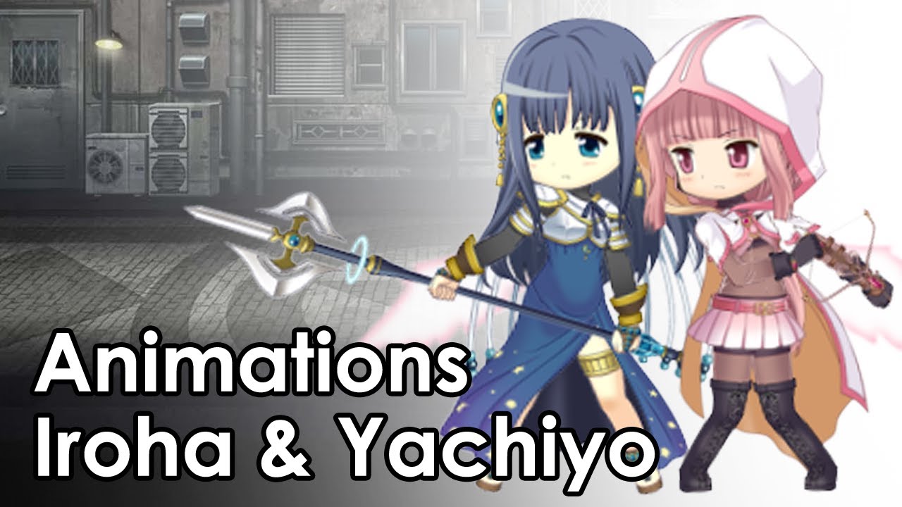 Final Iroha & Yachiyo - Battle Animations
