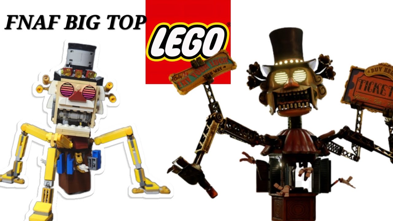 LEGO FNAF Big Top build Tutorial Secret Of The Mimic FNAF Lego || How to Build ||
