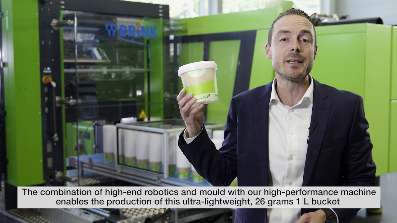 Extreme thin-wall injection moulding | e-speed 280 | In-Mould-Labelling