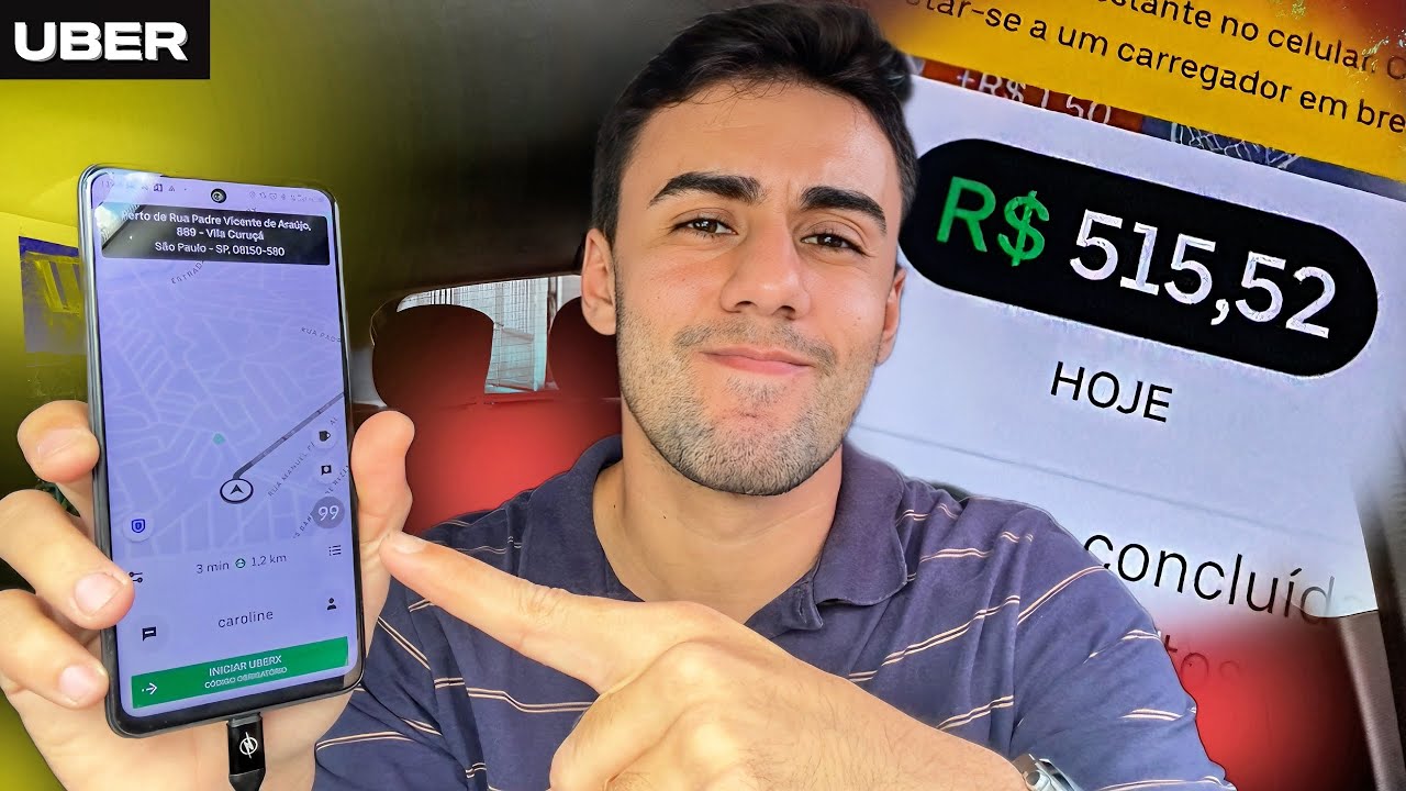 🟡 COMO FAZER R$500,00 na UBER sem MACETE! ESSE METODO NÃO FALHA. ( 99pop e InDriver )