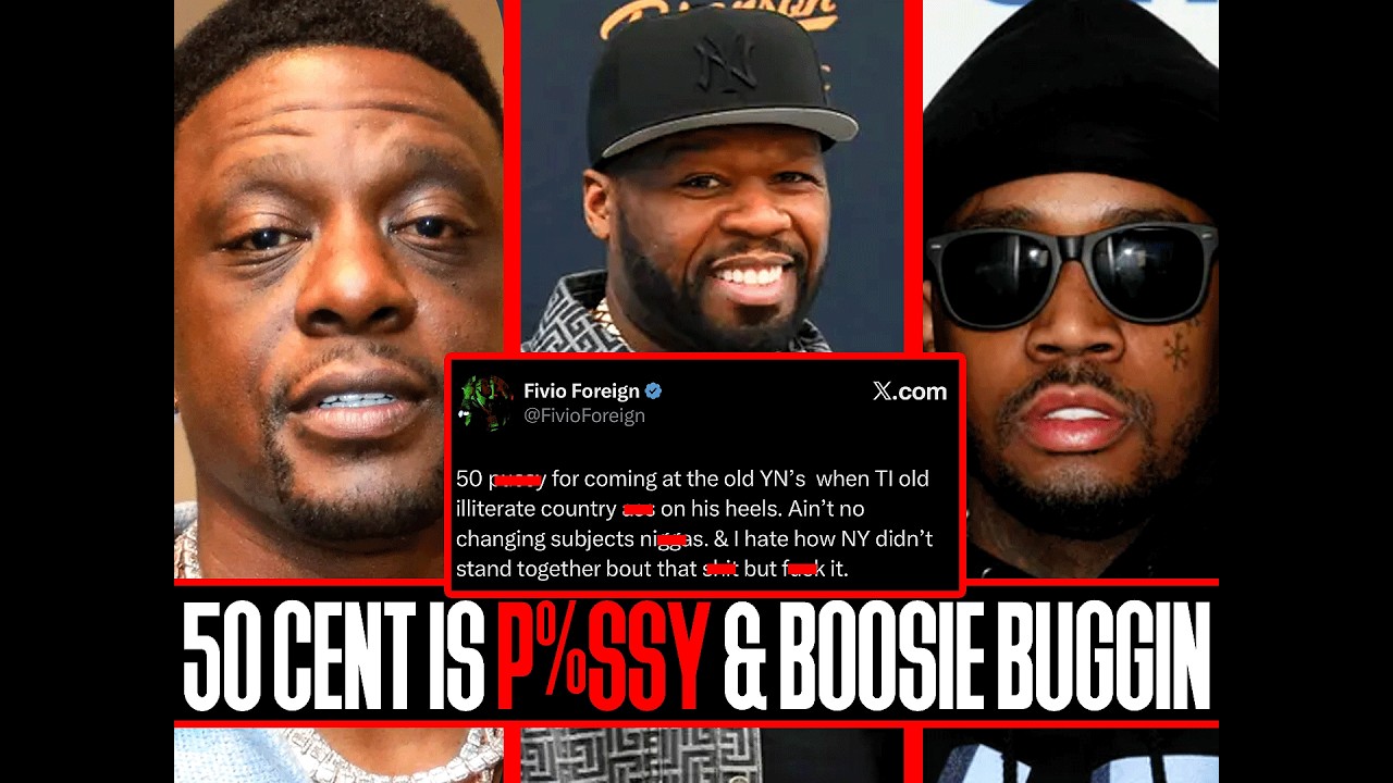 Fivio Foreign GOES OFF On JHE Rooga, Boosie & Lil Baby + Calls 50 Cent P%ssy