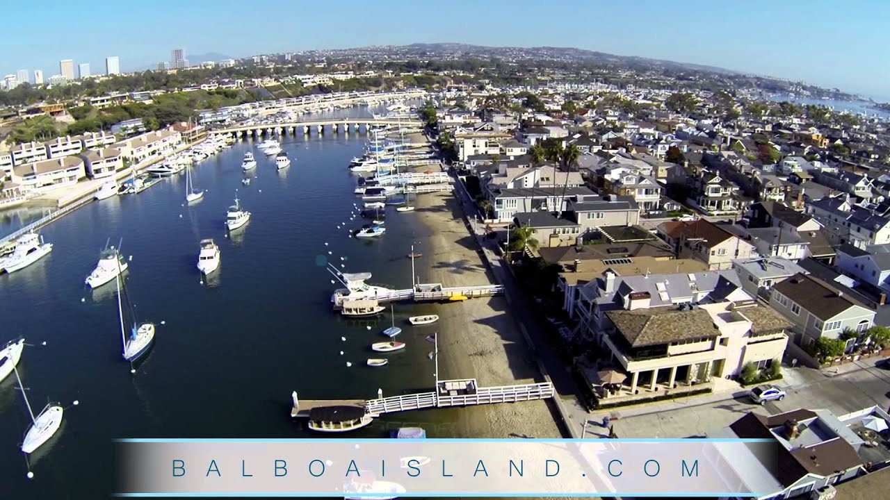 Balboa Island Aerial Tour - Newport Beach, CA