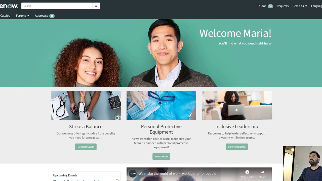 Workplace Reservation Management ServiceNow Demo