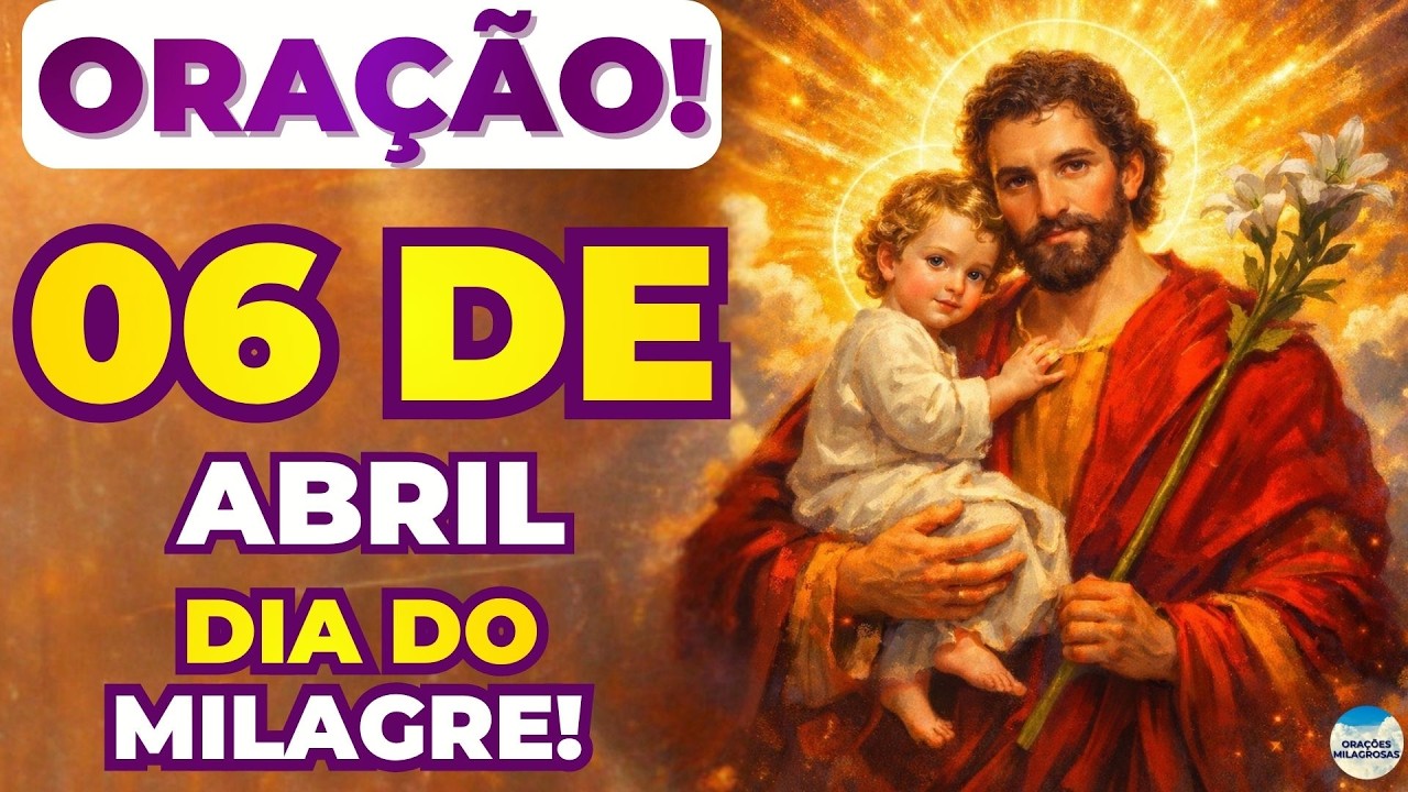 🙏ORAÇÃO de SÃO JOSÉ🙌TEU MILAGRE IMPOSSÍVEL HOJE VAI se REALIZAR!